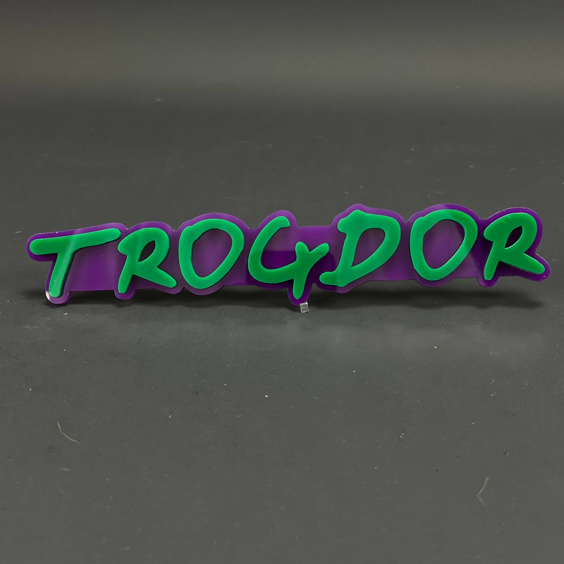 1PC TROGDOR 3D Acrylic Badge - Car Truck Emblem Fender Tailgate Trunk Sticker