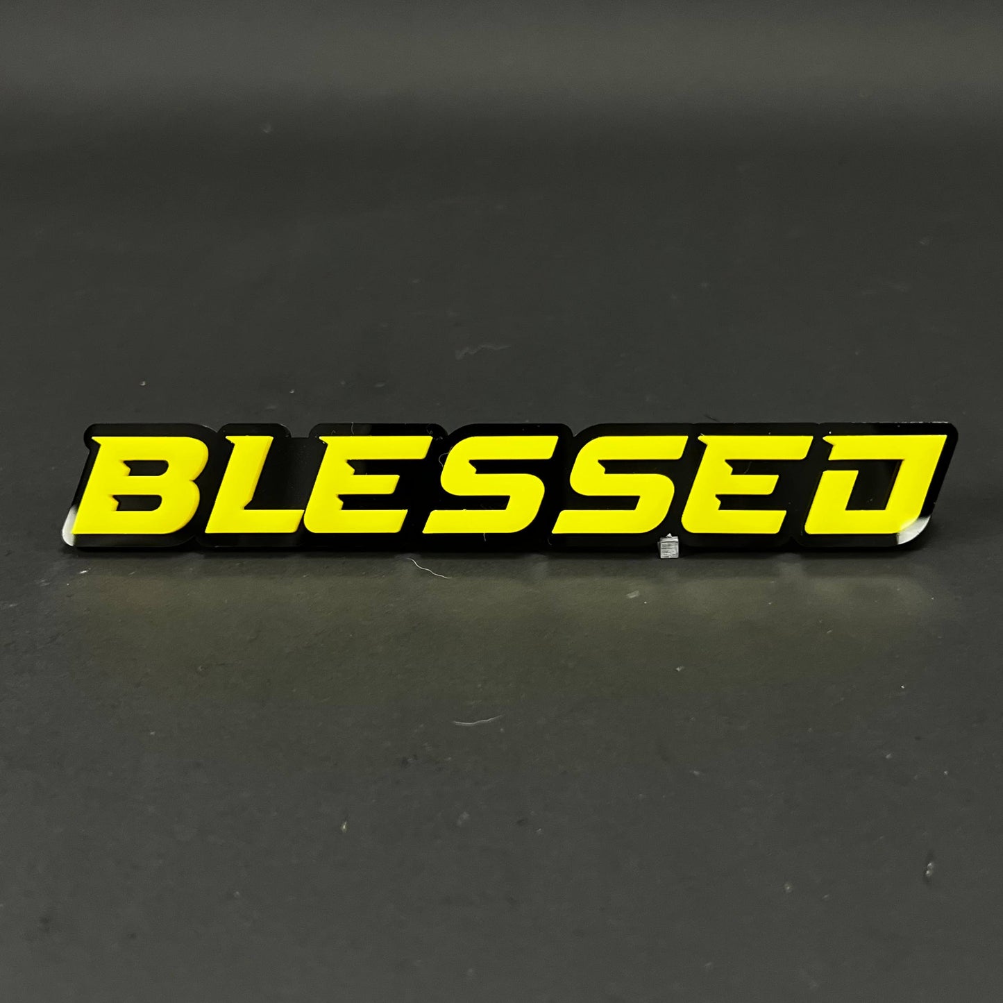 1PC BLESSED 3D Acrylic Badge - Car Truck Emblem Fender Tailgate Trunk Sticker