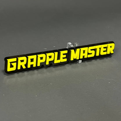1PC GRAPPLE MASTER 3D Acrylic Badge - Car Truck Emblem Fender Sticker