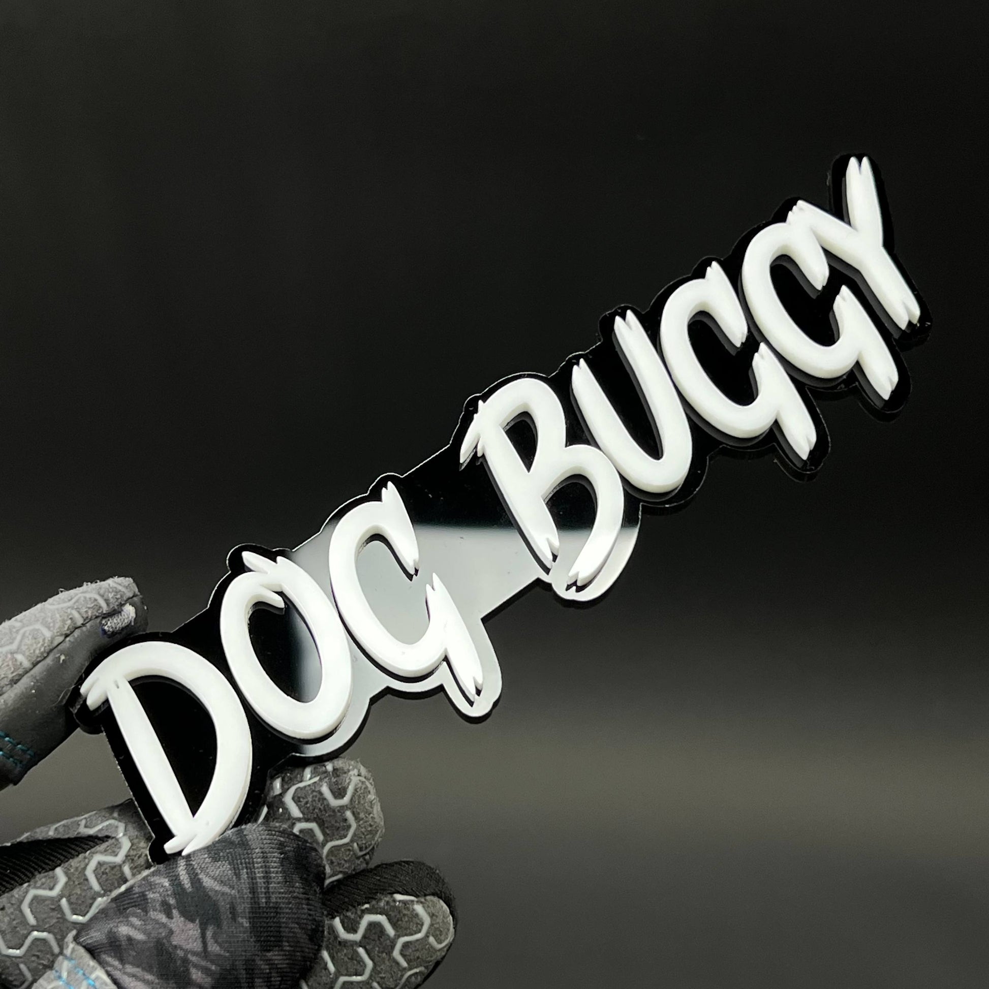 1PC DOG BUGGY 3D Acrylic Badge - Car Truck Emblem Fender Tailgate Trunk Sticker