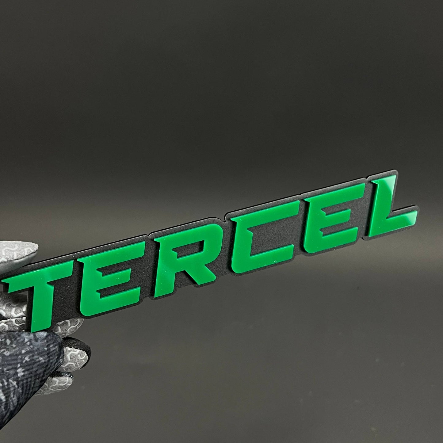 1PC TERCEL 3D Acrylic Badge - Car Truck Emblem Fender Tailgate Trunk Sticker