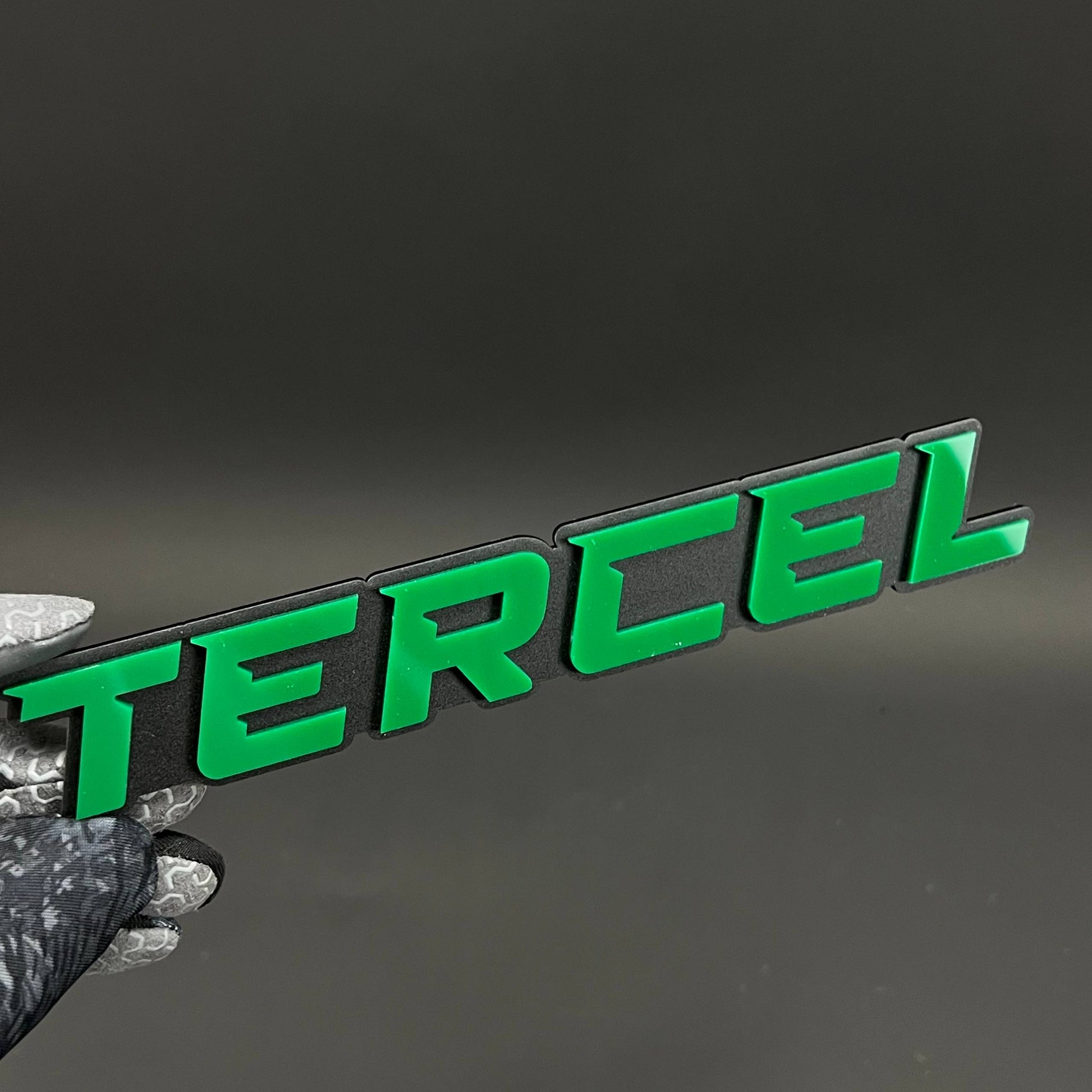 1PC TERCEL 3D Acrylic Badge - Car Truck Emblem Fender Tailgate Trunk Sticker