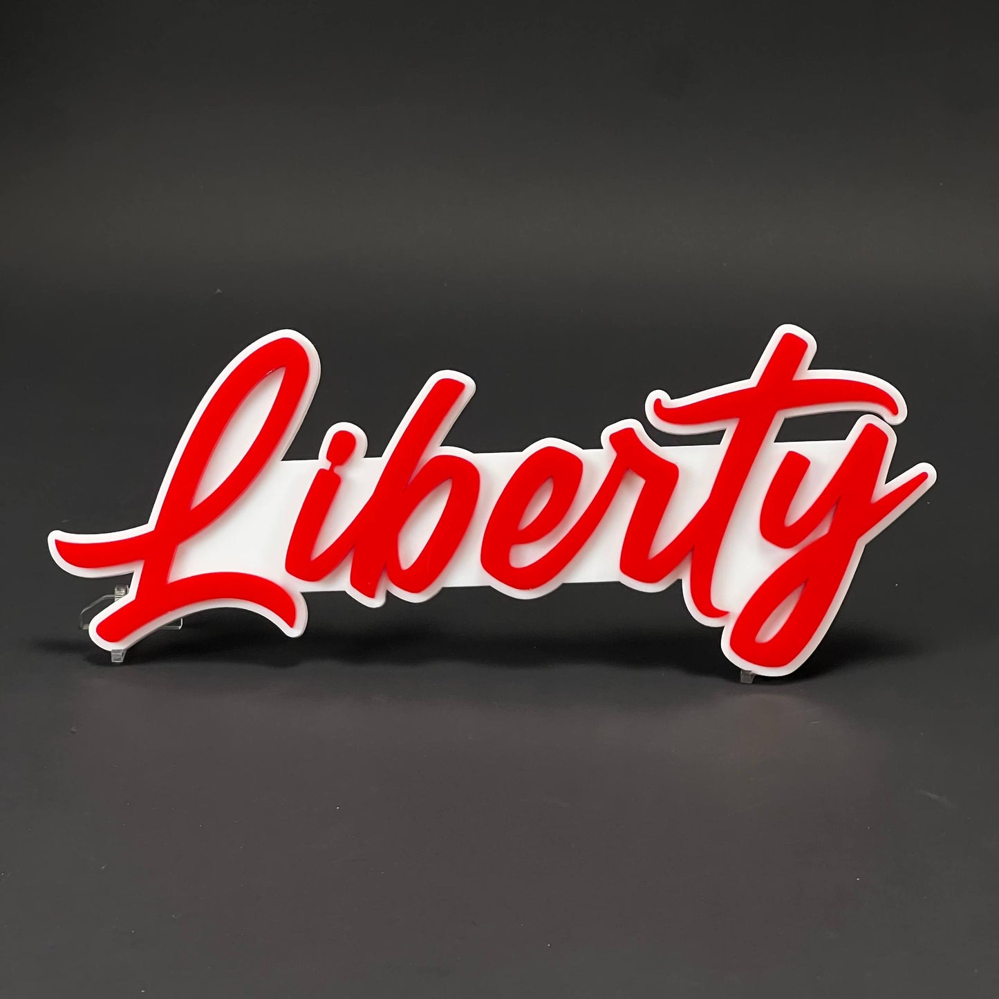 1PC Liberty 3D Acrylic Badge - Car Truck Emblem Fender Tailgate Trunk Sticker