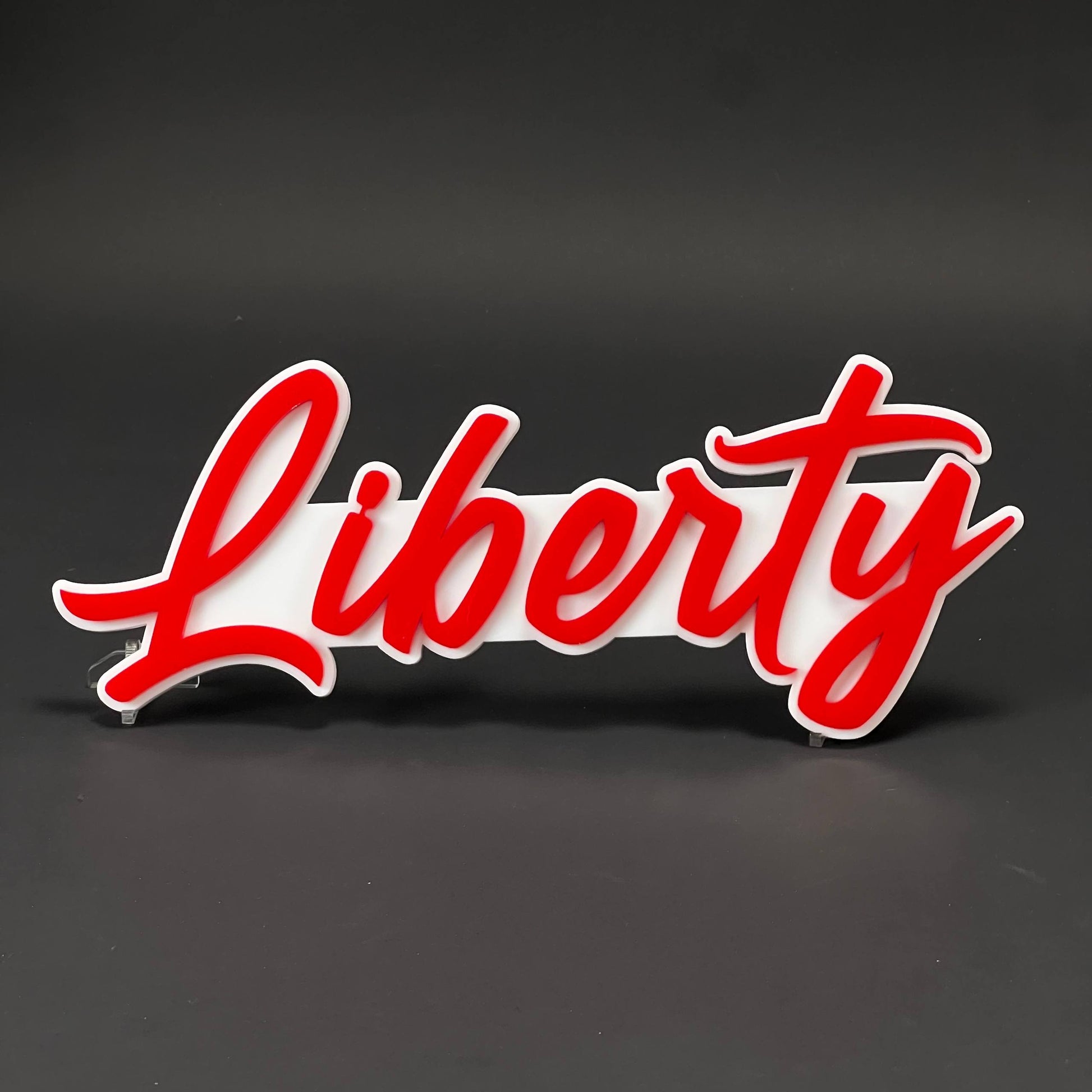 1PC Liberty 3D Acrylic Badge - Car Truck Emblem Fender Tailgate Trunk Sticker