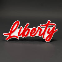 1PC Liberty 3D Acrylic Badge - Car Truck Emblem Fender Tailgate Trunk Sticker