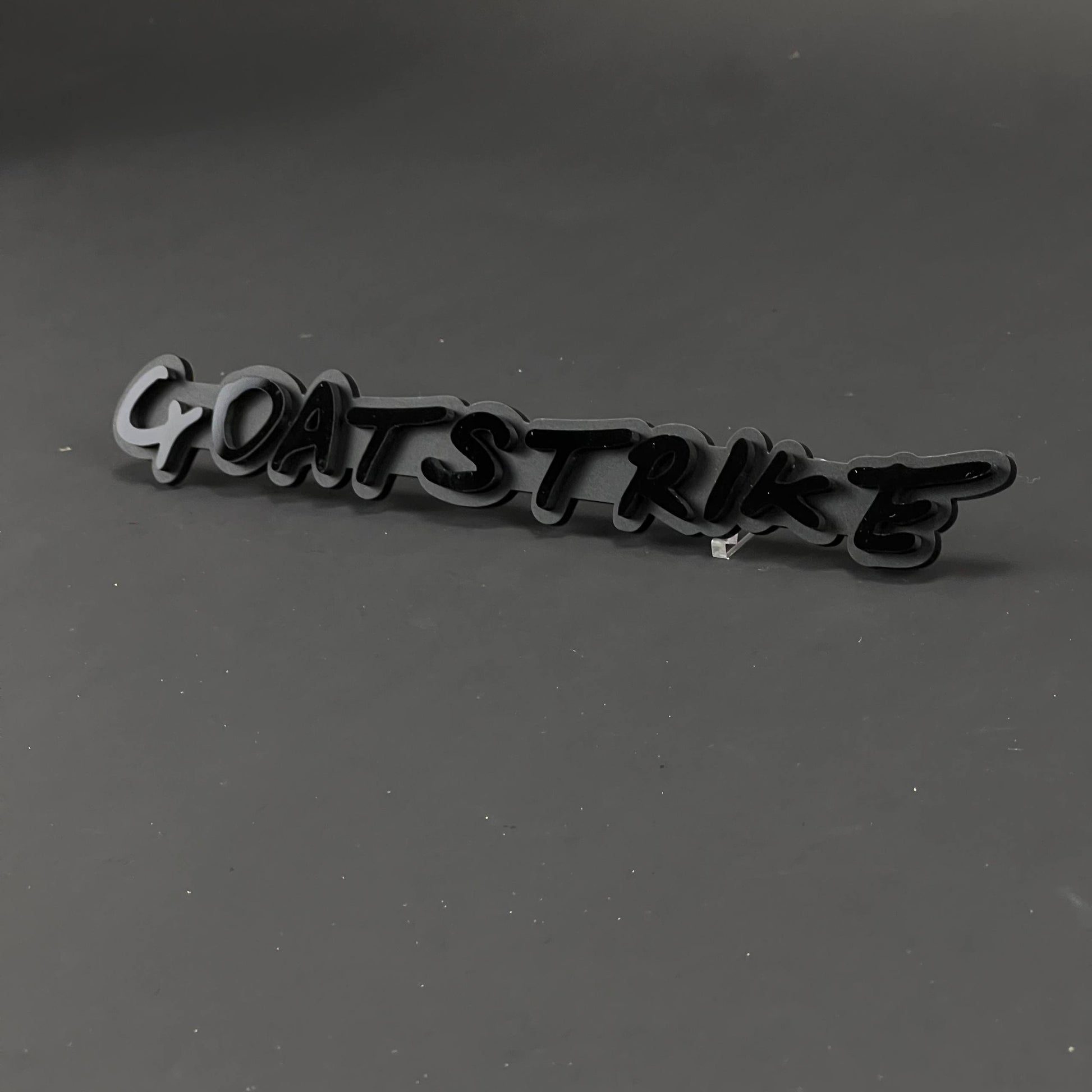 1PC GOATSTRIKE 3D Acrylic Badge - Car Truck Emblem Fender Tailgate Trunk Sticker