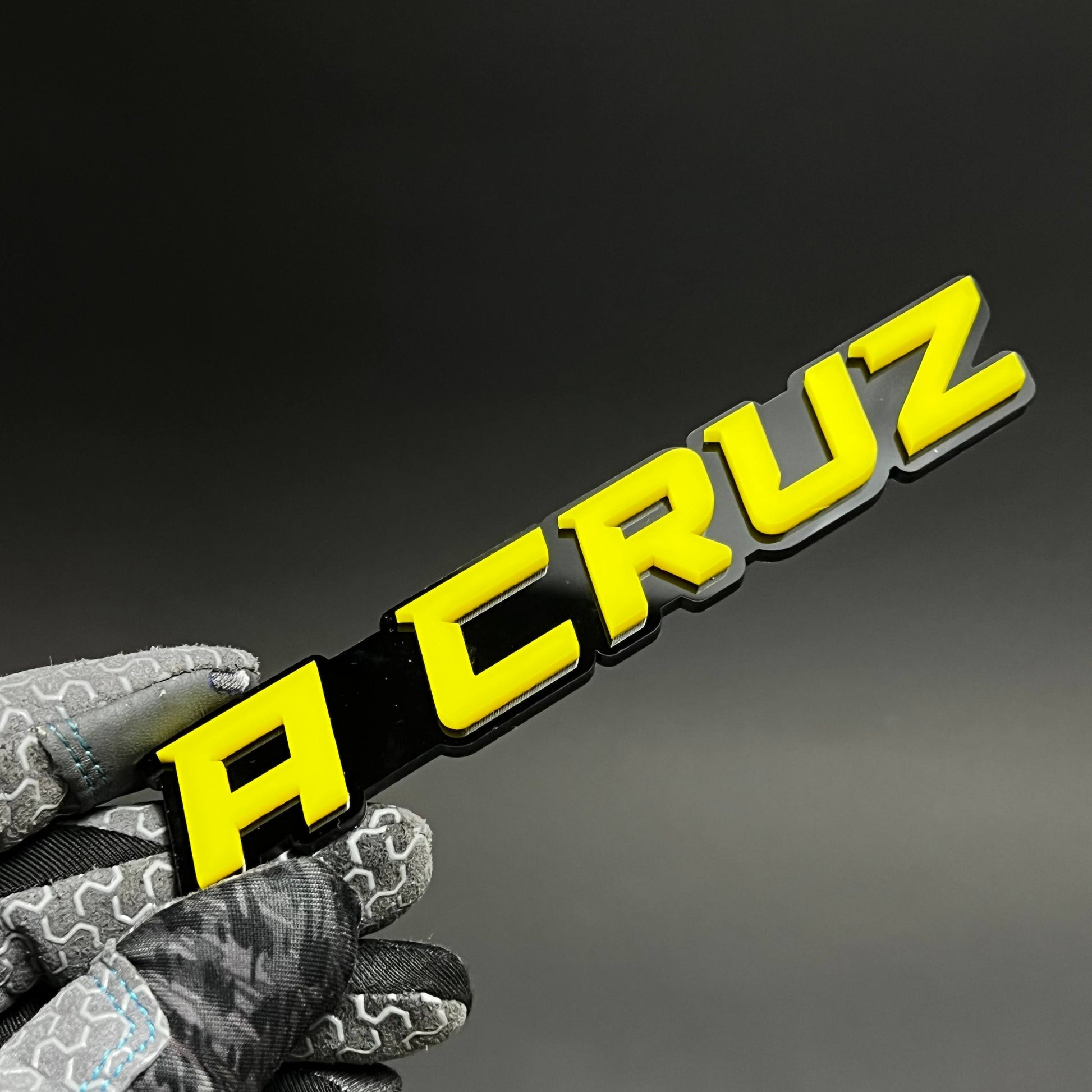 1PC A CRUZ 3D Acrylic Badge - Car Truck Emblem Fender Tailgate Trunk Sticker