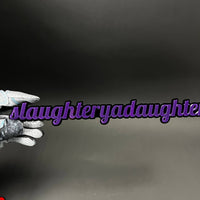 1PC slaughteryadaughter 3D Acrylic Badge - Car Truck Emblem Fender Sticker