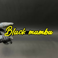 1PC Black mamba 3D Acrylic Badge - Car Truck Emblem Fender Sticker