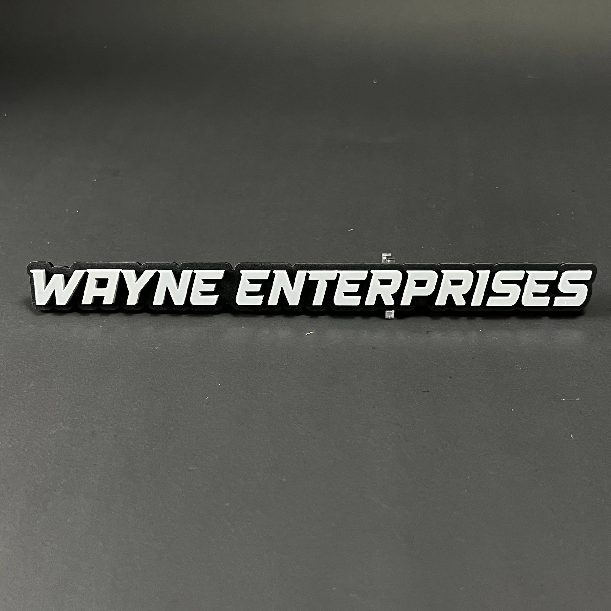 1PC WAYNE ENTERPRISES 3D Acrylic Badge - Car Truck Emblem Fender Sticker