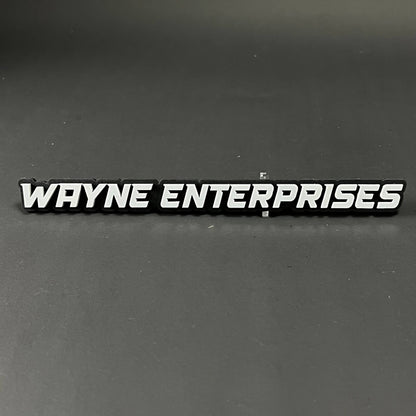 1PC WAYNE ENTERPRISES 3D Acrylic Badge - Car Truck Emblem Fender Sticker