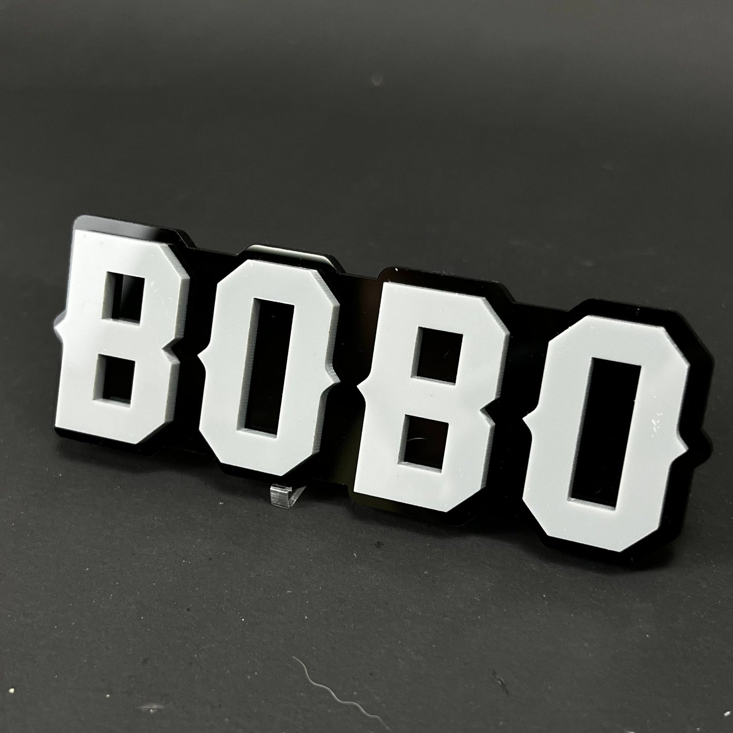 1PC BOBO 3D Acrylic Badge - Car Truck Emblem Fender Tailgate Trunk Sticker