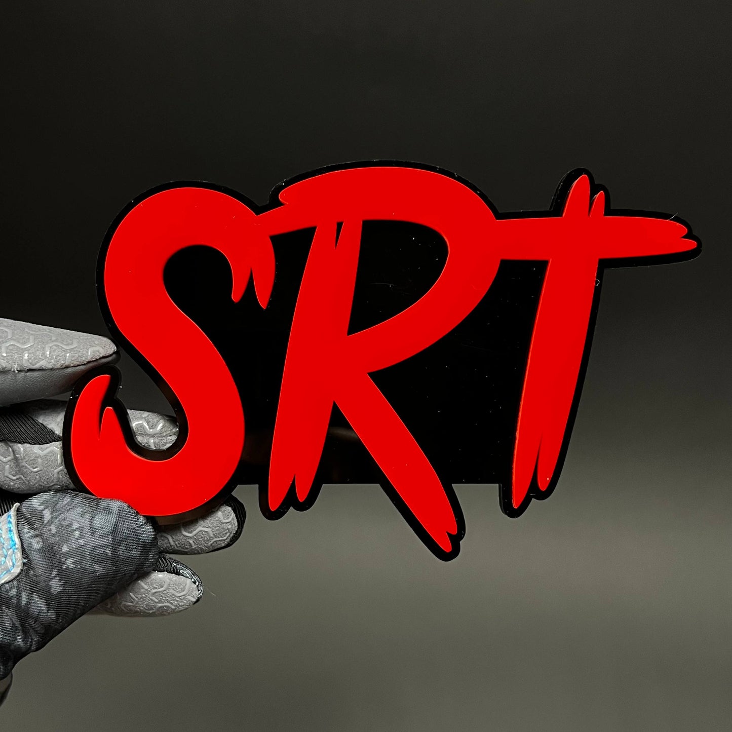 1PC SRT 3D Acrylic Badge - Car Truck Emblem Fender Tailgate Trunk Sticker