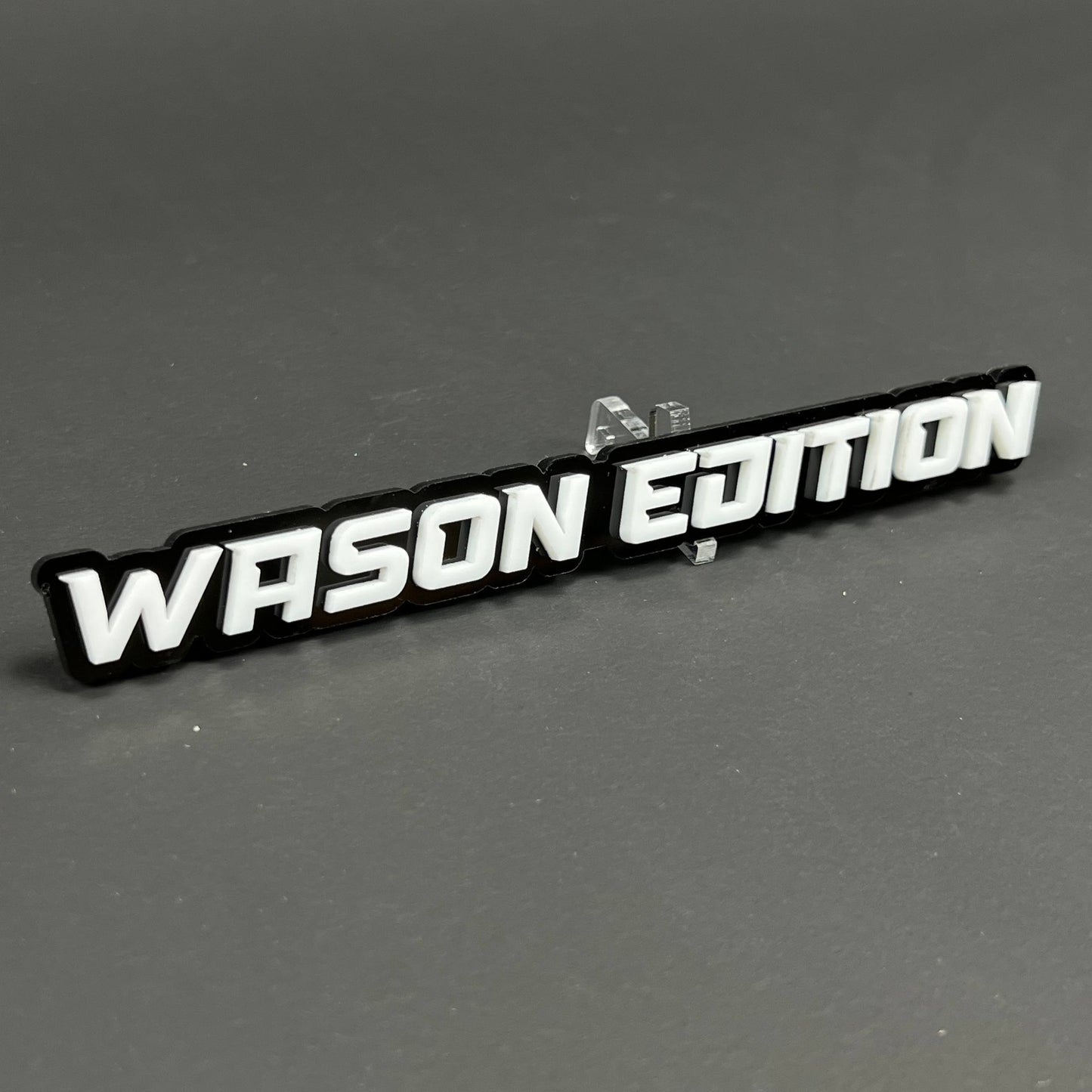 1PC WASON EDITION 3D Acrylic Badge - Car Truck Emblem Fender Tailgate Trunk Sticker