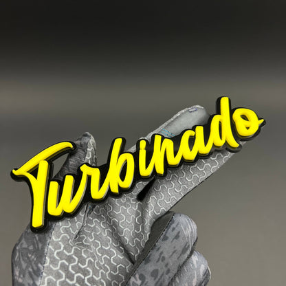 1PC Turbinado 3D Acrylic Badge - Car Truck Emblem Fender Tailgate Trunk Sticker
