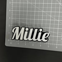1PC Millie 3D Acrylic Badge - Car Truck Emblem Fender Tailgate Trunk Sticker