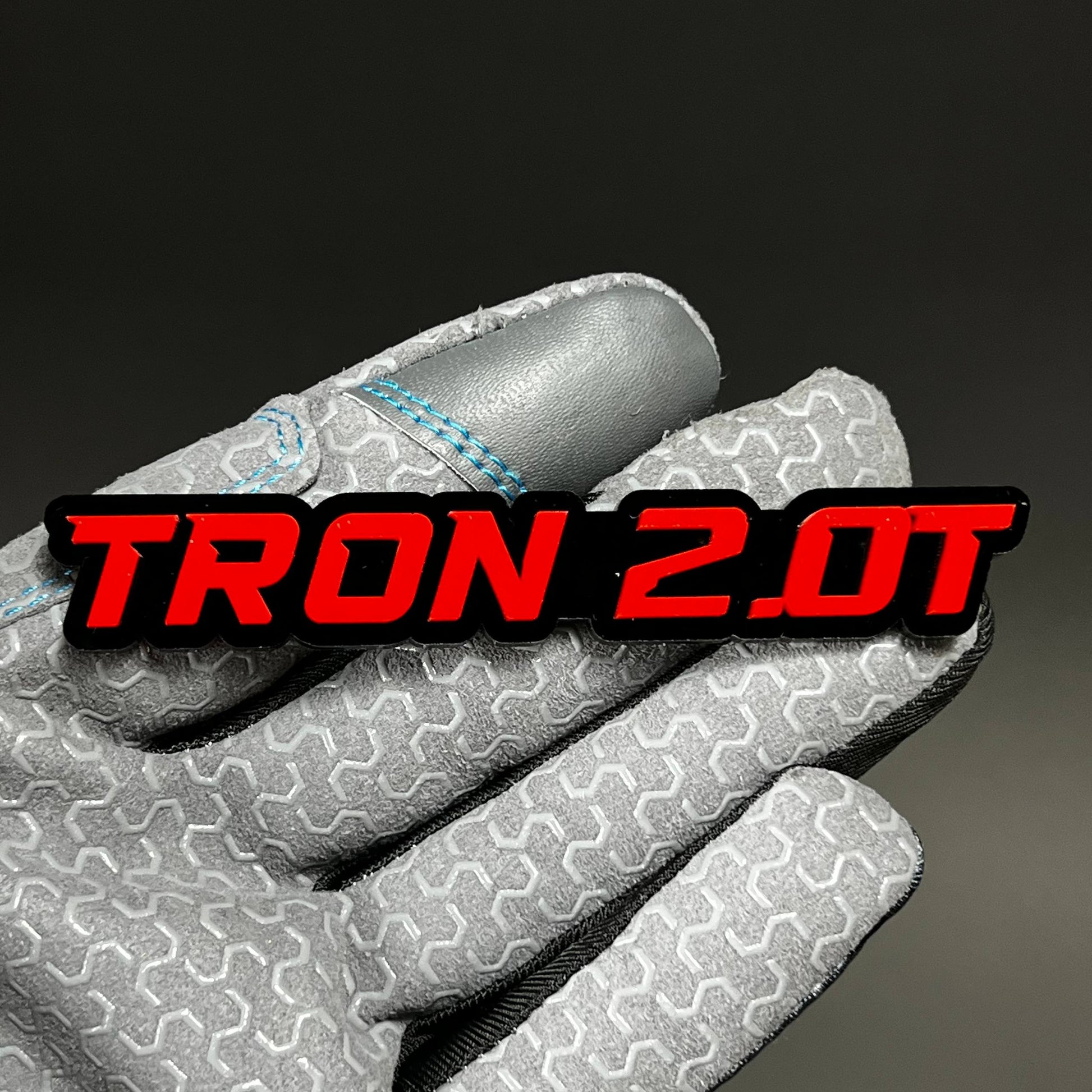 1PC TRON 2.0T 3D Acrylic Badge - Car Truck Emblem Fender Tailgate Trunk Sticker