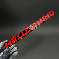 1PC HELLCAMINO 3D Acrylic Badge - Car Truck Emblem Fender Tailgate Trunk Sticker