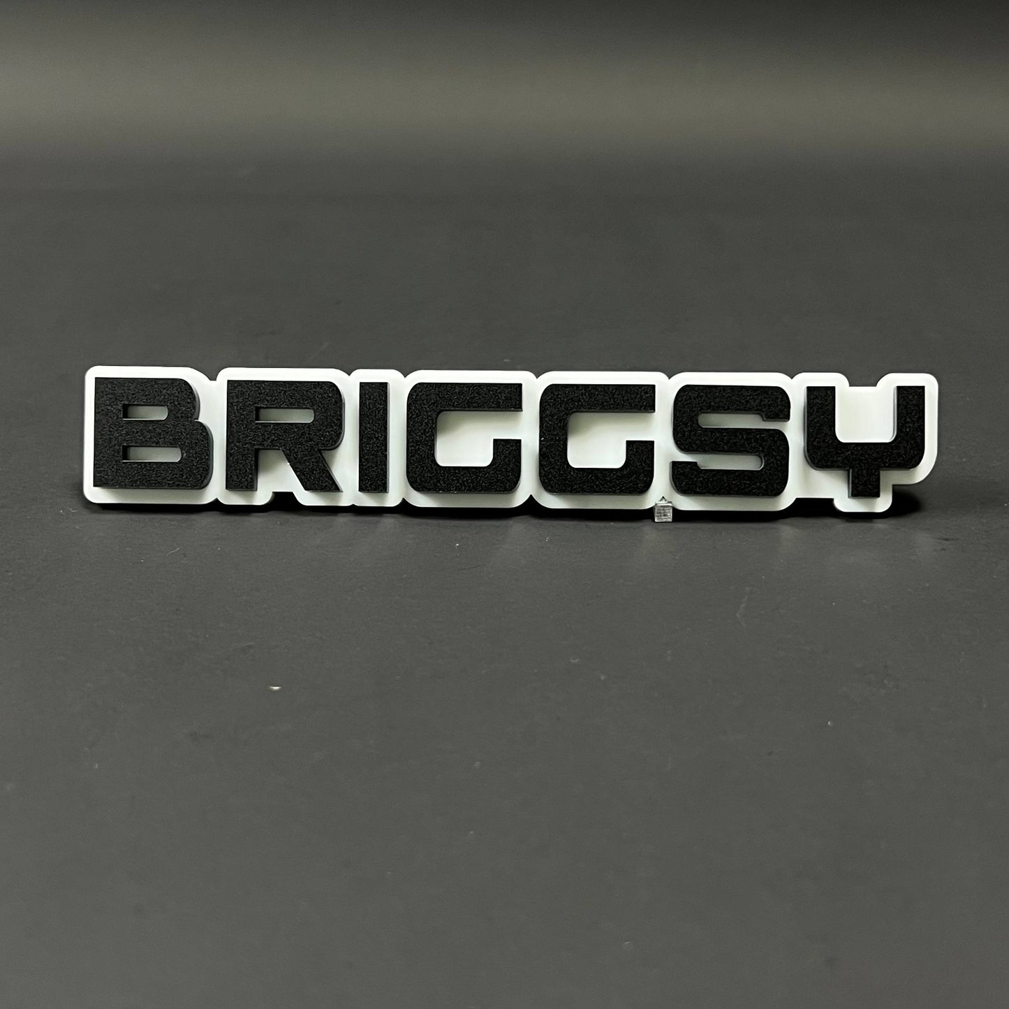 1PC BRIGGSY 3D Acrylic Badge - Car Truck Emblem Fender Tailgate Trunk Sticker
