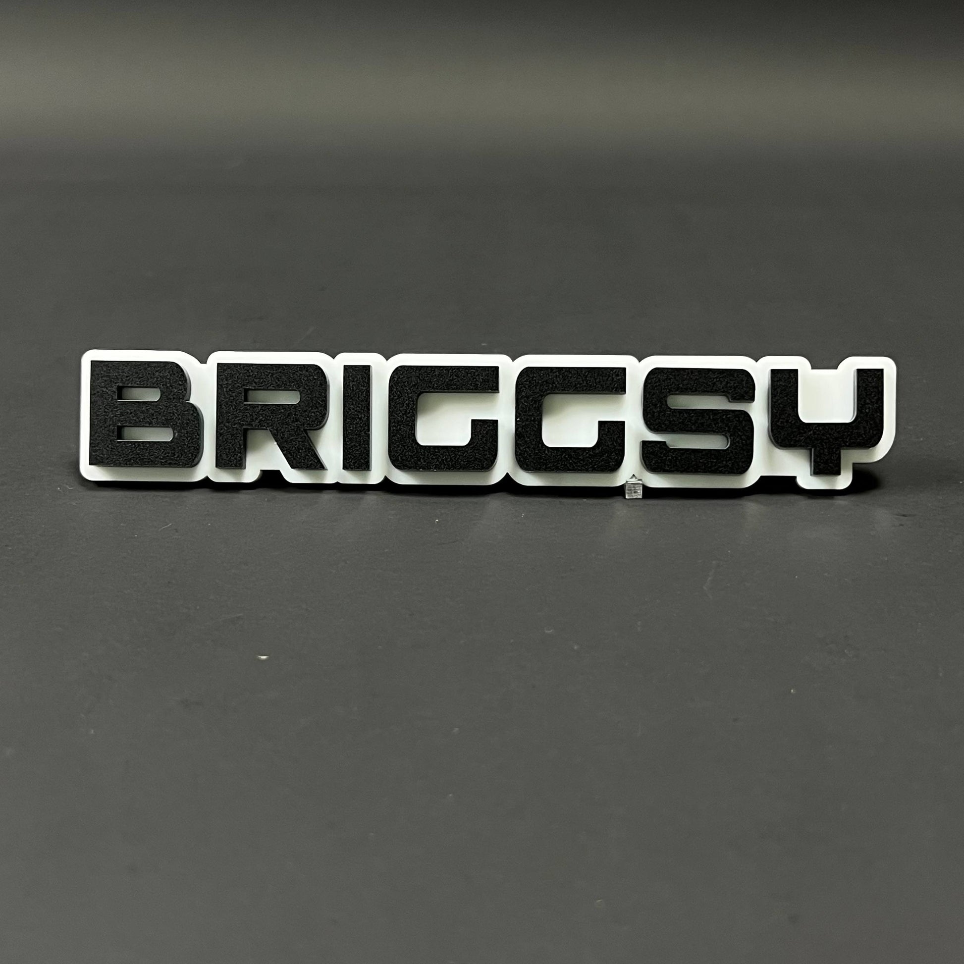 1PC BRIGGSY 3D Acrylic Badge - Car Truck Emblem Fender Tailgate Trunk Sticker