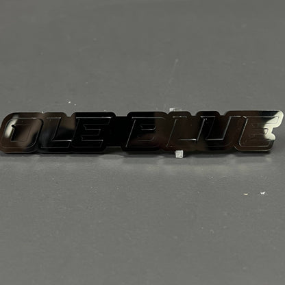 1PC OLE BLUE 3D Acrylic Badge - Car Truck Emblem Fender Tailgate Trunk Sticker