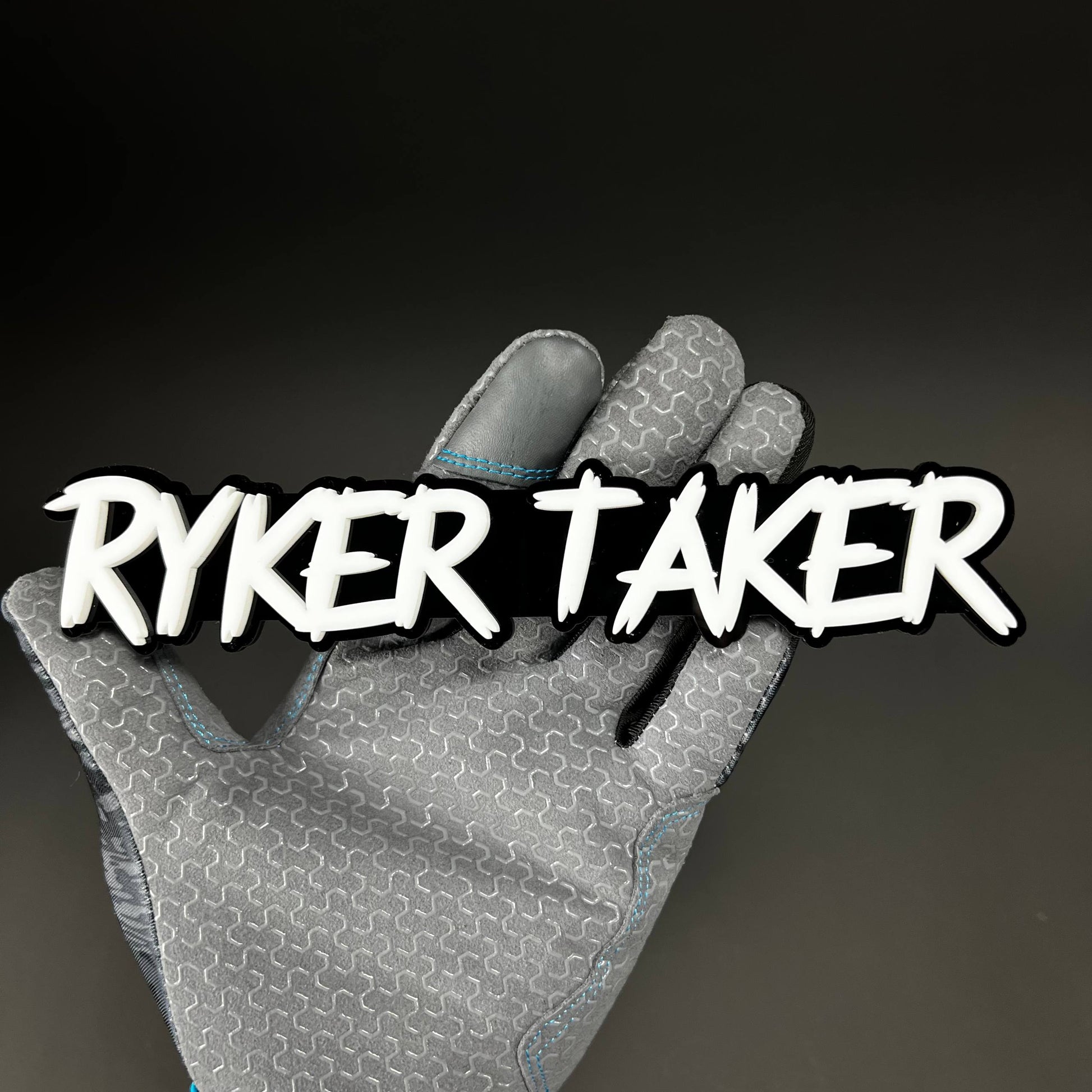 1PC RYKER TAKER 3D Acrylic Badge - Car Truck Emblem Fender Sticker