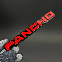 1PC PANCHO 3D Acrylic Badge - Car Truck Emblem Fender Tailgate Trunk Sticker