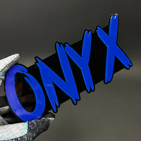 1PC ONYX 3D Acrylic Badge - Car Truck Emblem Fender Tailgate Trunk Sticker