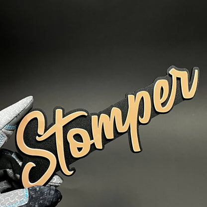 1PC Stomper 3D Acrylic Badge - Car Truck Emblem Fender Tailgate Trunk Sticker