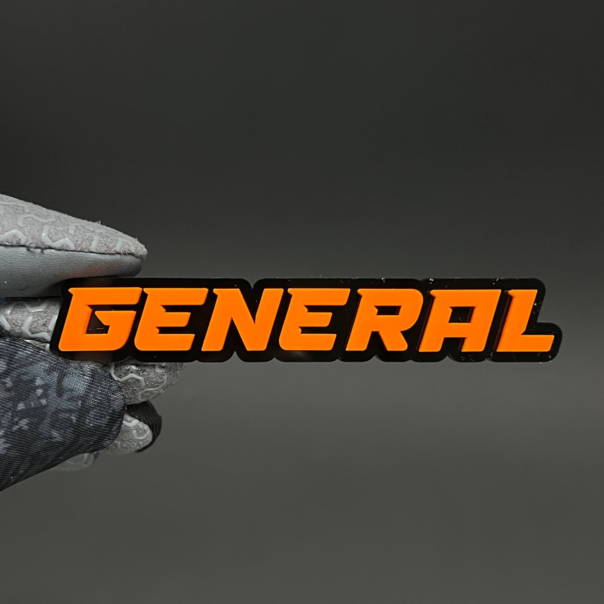 1PC GENERAL 3D Acrylic Badge - Car Truck Emblem Fender Tailgate Trunk Sticker