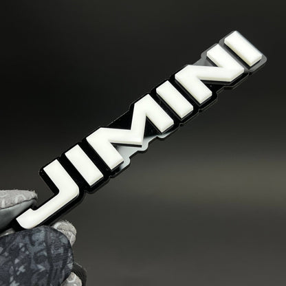 1PC JIMINI 3D Acrylic Badge - Car Truck Emblem Fender Tailgate Trunk Sticker