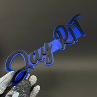 1PC Jay RiT 3D Acrylic Badge - Car Truck Emblem Fender Tailgate Trunk Sticker