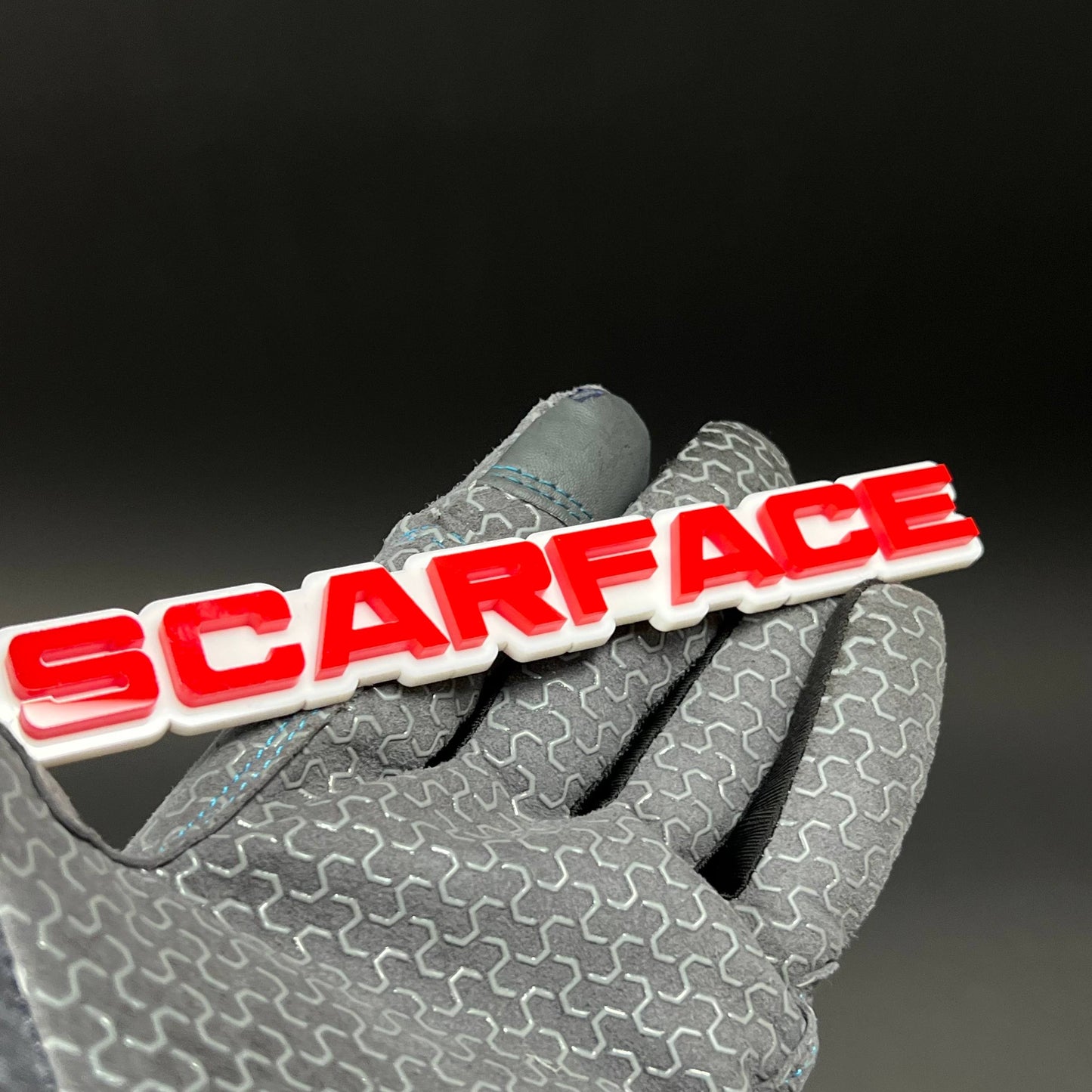 1PC SCARFACE 3D Acrylic Badge - Car Truck Emblem Fender Tailgate Trunk Sticker