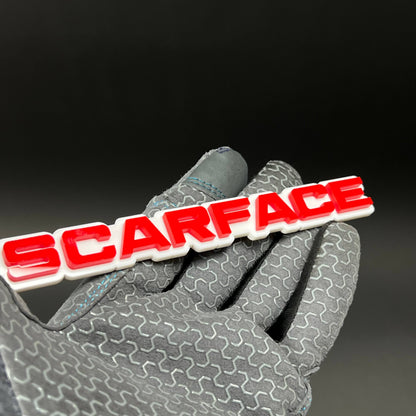 1PC SCARFACE 3D Acrylic Badge - Car Truck Emblem Fender Tailgate Trunk Sticker