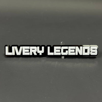 1PC LIVERY LEGENDS 3D Acrylic Badge - Car Truck Emblem Fender Sticker