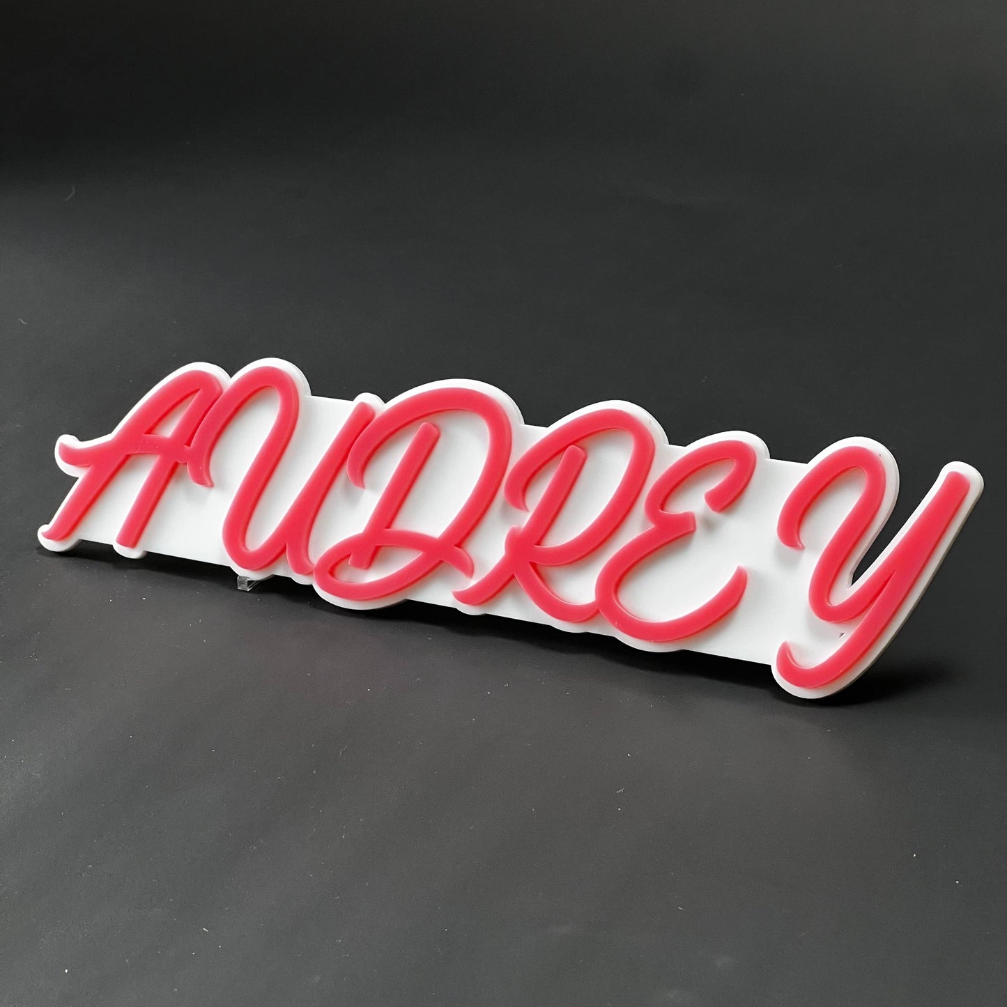 1PC AUDREY 3D Acrylic Badge - Car Truck Emblem Fender Tailgate Trunk Sticker