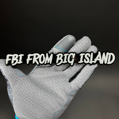 1PC FBI FROM BIG ISLAND 3D Acrylic Badge - Car Truck Emblem Fender Sticker