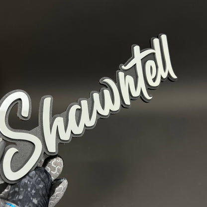 1PC Shawntell 3D Acrylic Badge - Car Truck Emblem Fender Tailgate Trunk Sticker