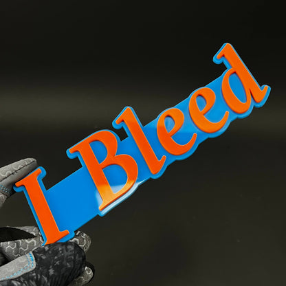 1PC I Bleed 3D Acrylic Badge - Car Truck Emblem Fender Tailgate Trunk Sticker