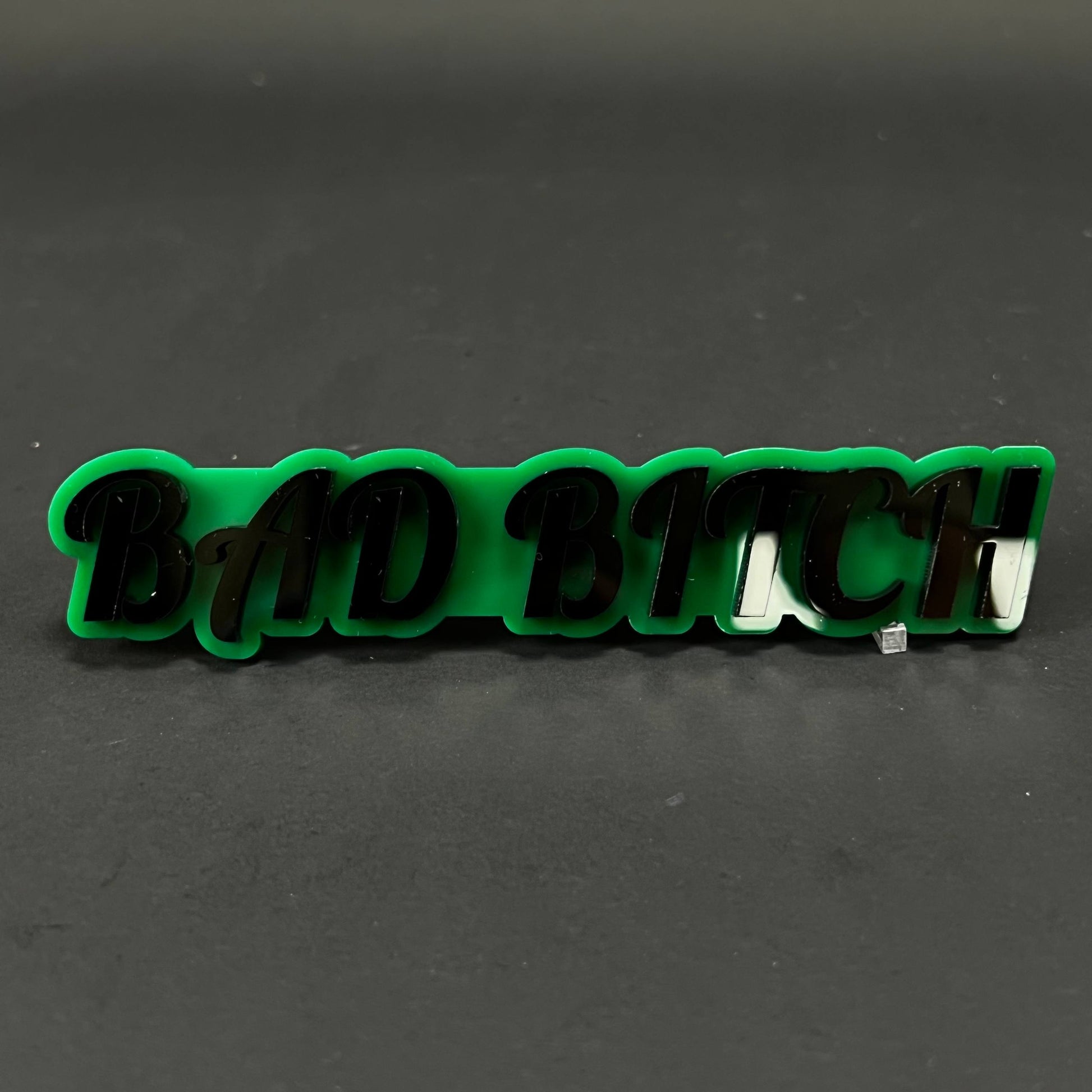 1PC BAD BITCH 3D Acrylic Badge - Car Truck Emblem Fender Tailgate Trunk Sticker