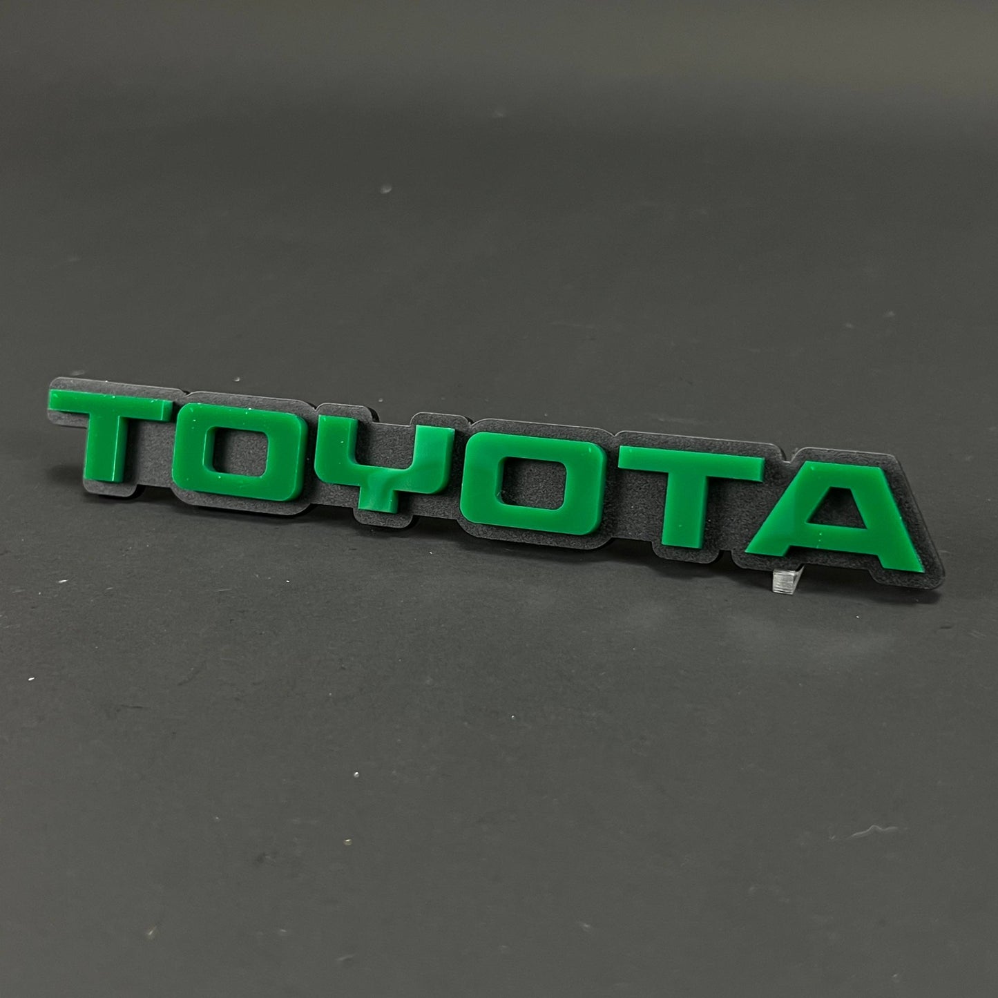 1PC TOYOTA 3D Acrylic Badge - Car Truck Emblem Fender Tailgate Trunk Sticker