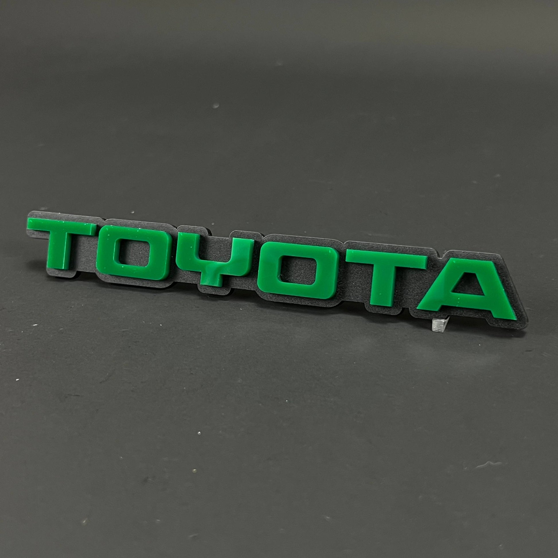 1PC TOYOTA 3D Acrylic Badge - Car Truck Emblem Fender Tailgate Trunk Sticker