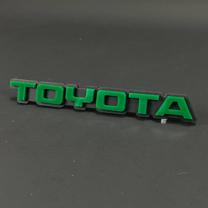 1PC TOYOTA 3D Acrylic Badge - Car Truck Emblem Fender Tailgate Trunk Sticker