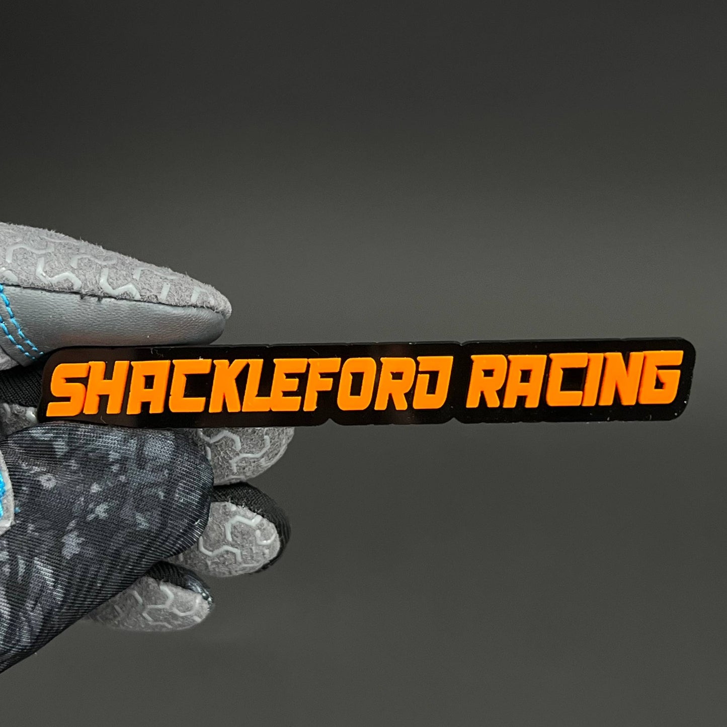 1PC SHACKLEFORD RACING 3D Acrylic Badge - Car Truck Emblem Fender Sticker