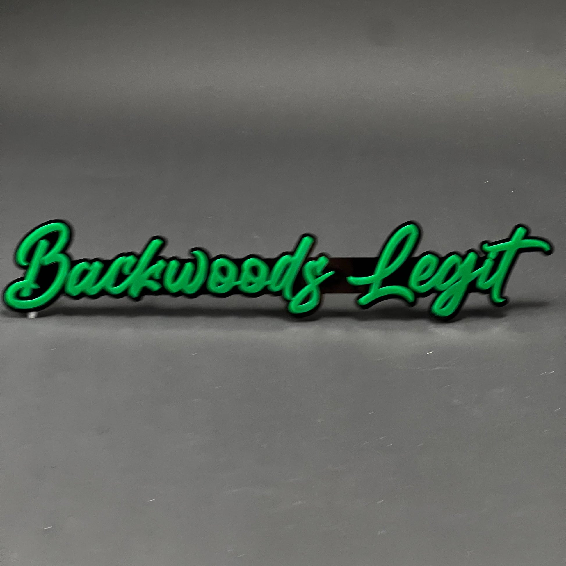 1PC Backwoods Legit 3D Acrylic Badge - Car Truck Emblem Fender Sticker