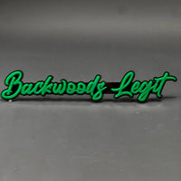 1PC Backwoods Legit 3D Acrylic Badge - Car Truck Emblem Fender Sticker