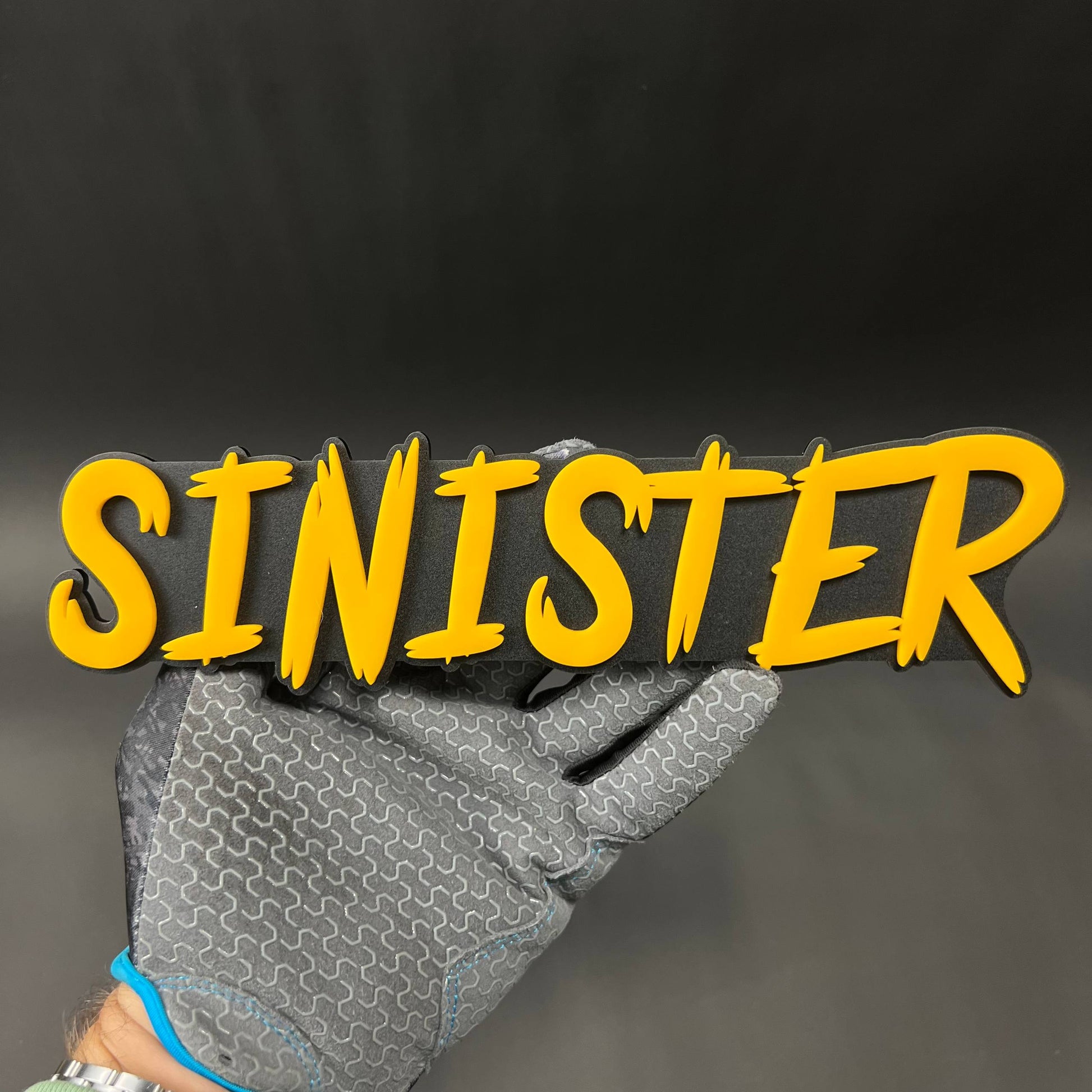 1PC SINISTER 3D Acrylic Badge - Car Truck Emblem Fender Tailgate Trunk Sticker