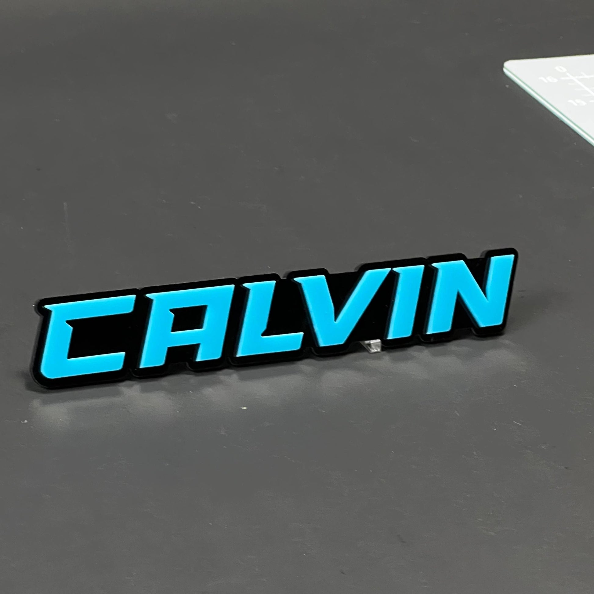 1PC CALVIN 3D Acrylic Badge - Car Truck Emblem Fender Tailgate Trunk Sticker