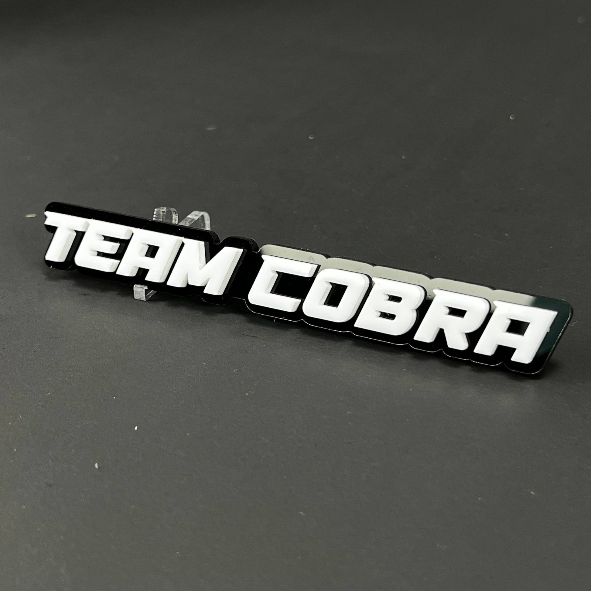 1PC TEAM COBRA 3D Acrylic Badge - Car Truck Emblem Fender Tailgate Trunk Sticker
