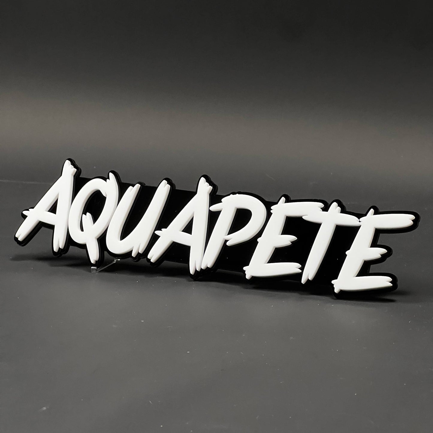 1PC AQUAPETE 3D Acrylic Badge - Car Truck Emblem Fender Tailgate Trunk Sticker
